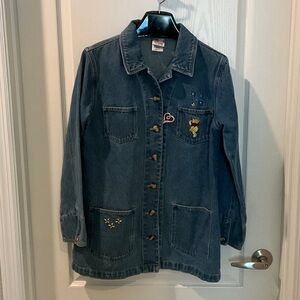 Disney Store Embroidered Denim Jacket